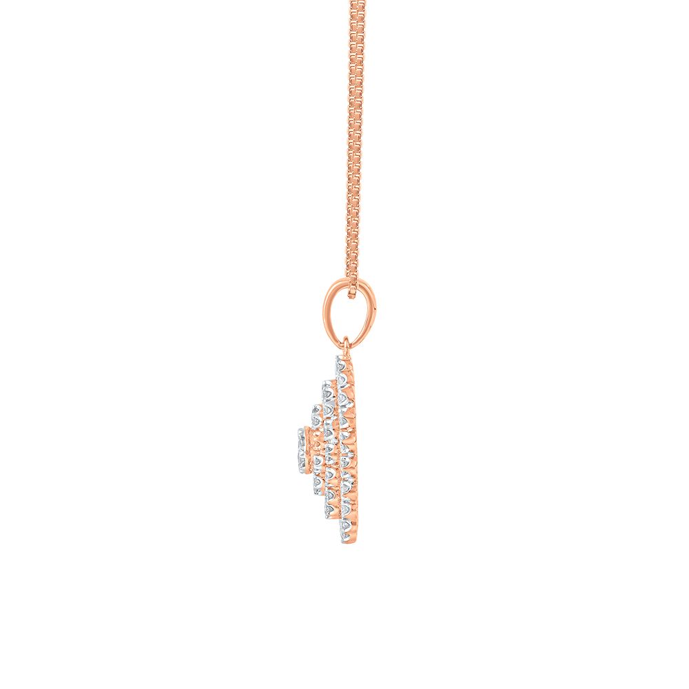 Attractive Round Design Diamond Pendant-Pendants-OPS24E49-D400X0B