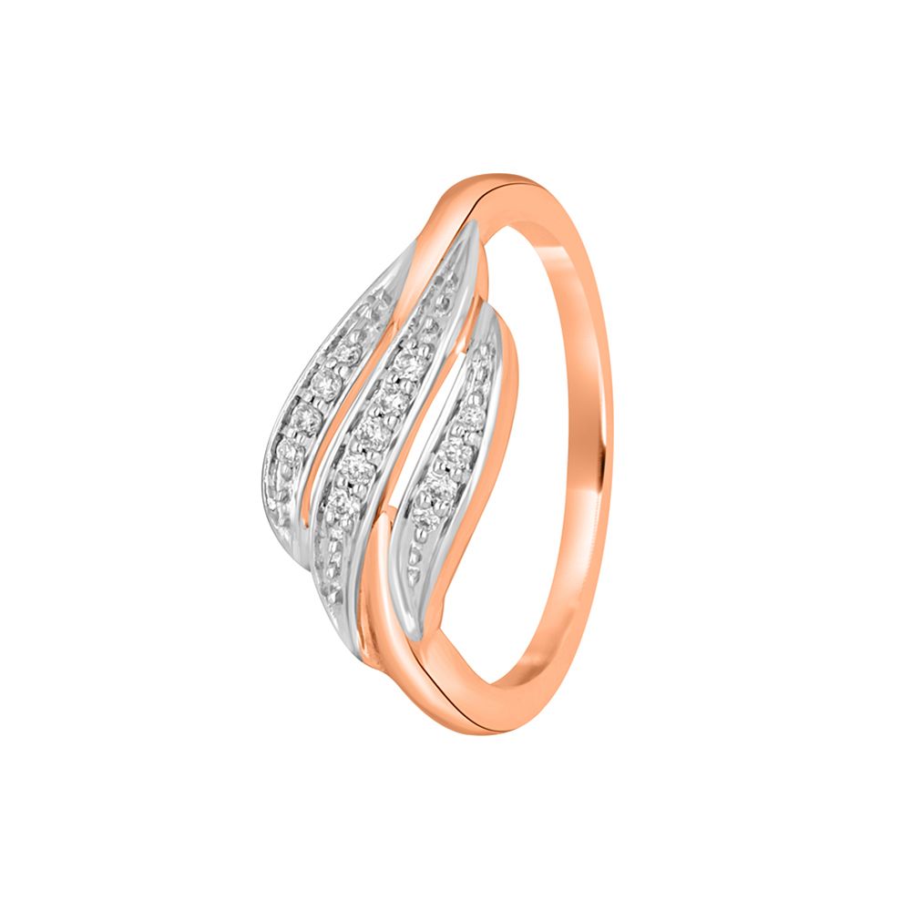 Buy Elegant Finger Ring in 18KT Rose Gold ORG10057 Online at