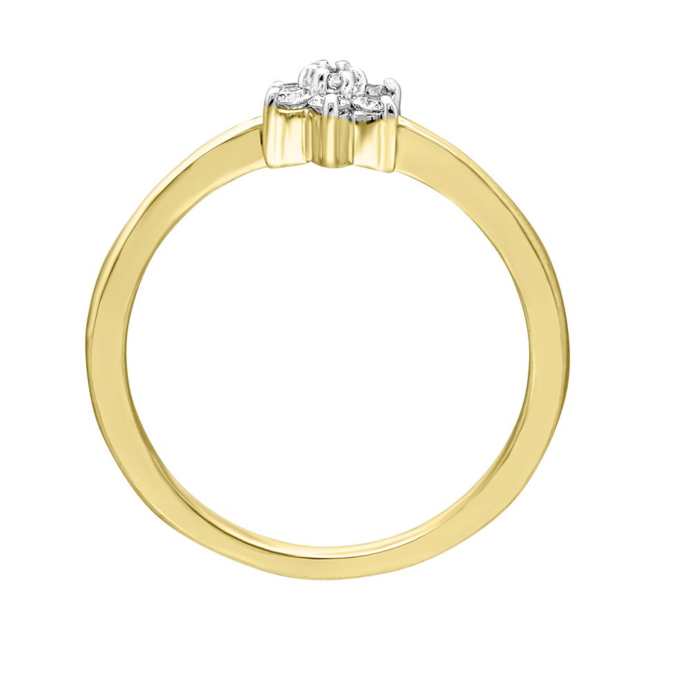 Precious Floral Diamond Finger Ring-Rings-ORG10118