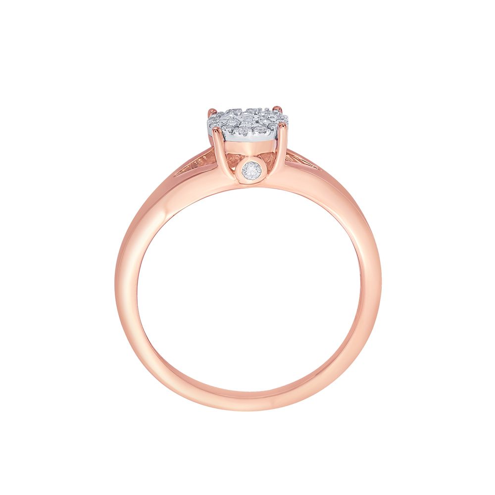 Sophisticated Diamond Finger Ring-Rings-ORG12107