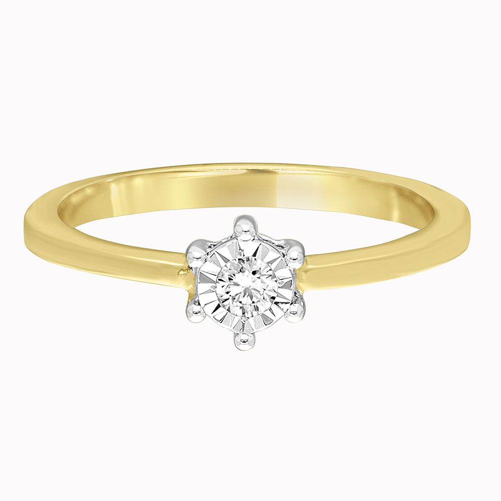 Buy Captivating Diamond Ring in 14KT Yellow Gold ORG13016 Online