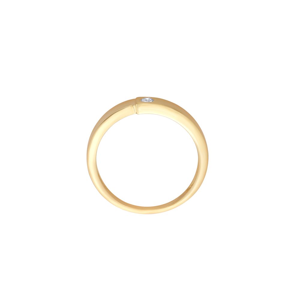 Elegant 14KT Yellow Gold Ring-Rings-ORG14038