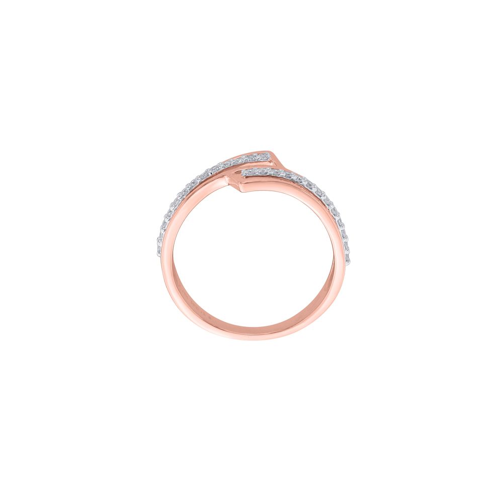 Beautiful Diamond Ring in 14KT Rose Gold-Rings-ORG14047