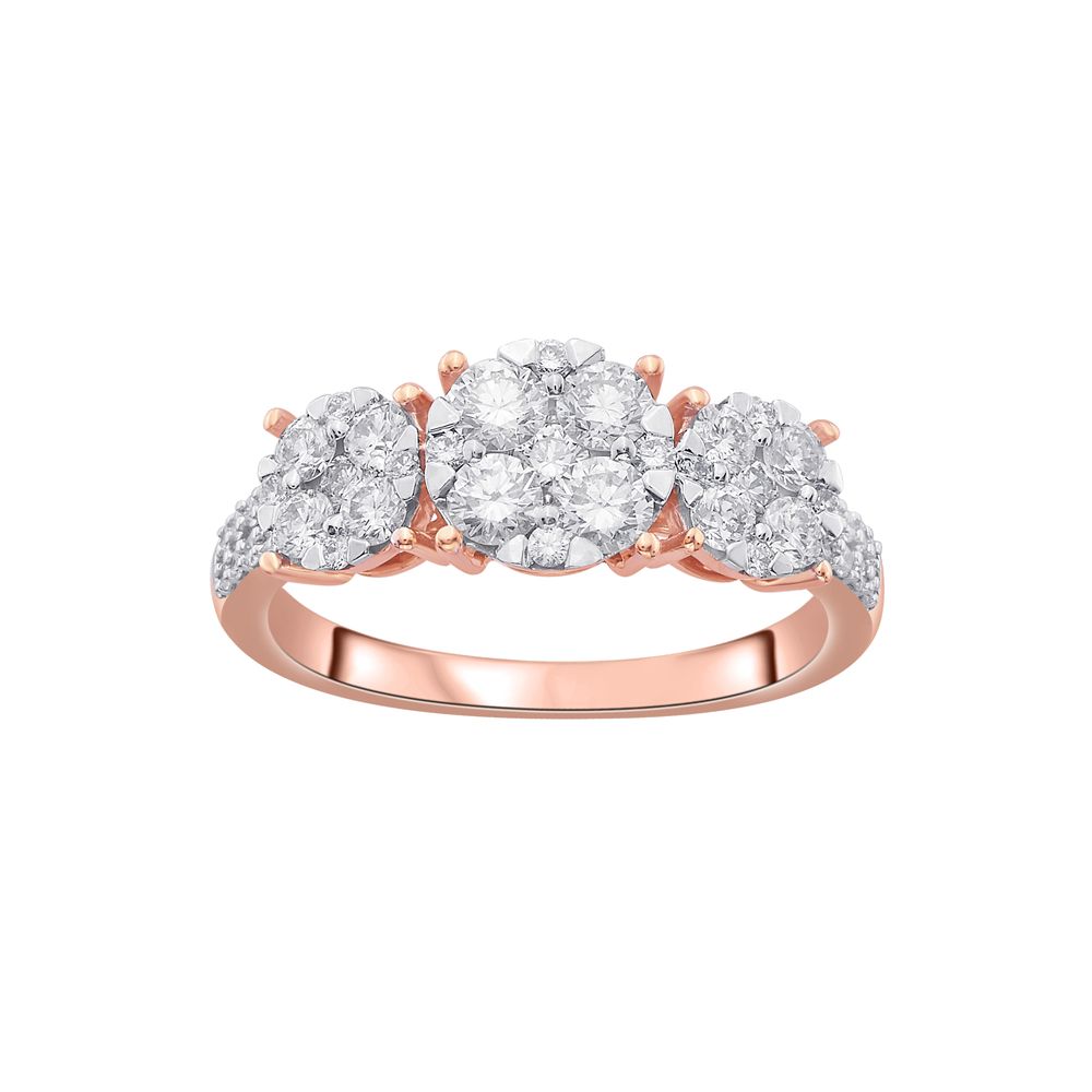 Stunning Dew Design  Gold Finger Ring-Rings-ORG15014