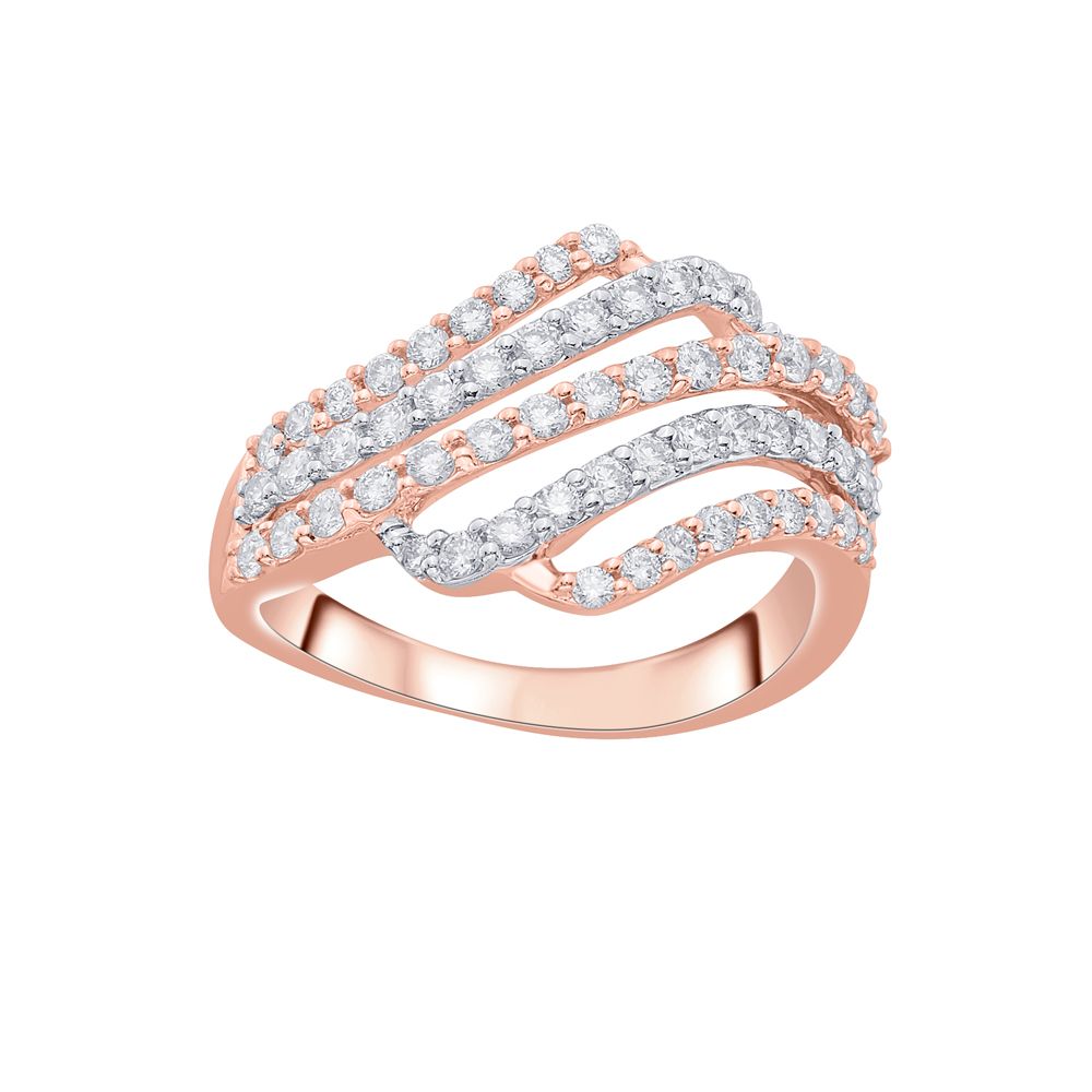 Delicate Rose Gold Finger Ring-Rings-ORG16321