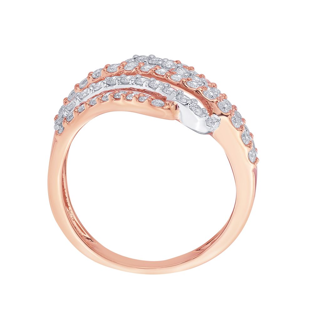 Delicate Rose Gold Finger Ring-Rings-ORG16321