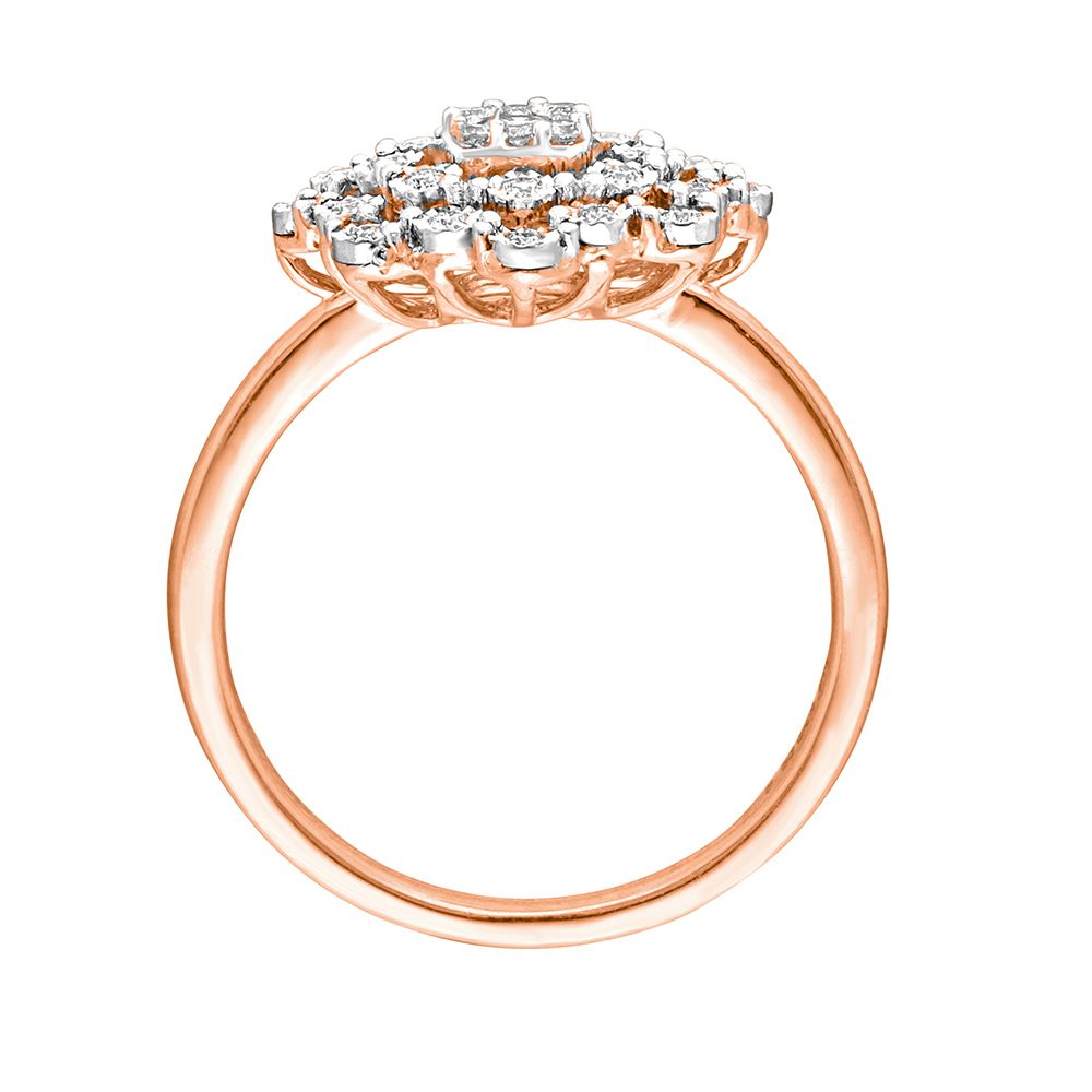 Eyecatching Rose Gold Finger Ring-Rings-ORG16450