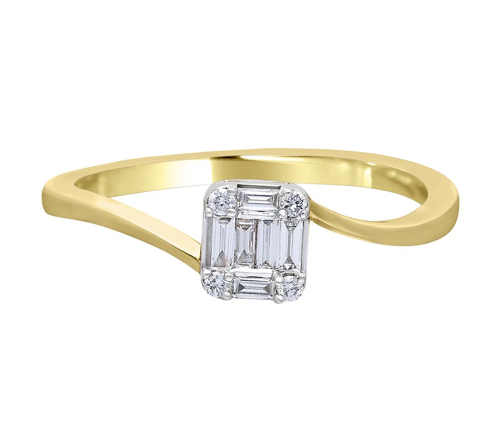 Charming Finger Ring in 18KT Yellow Gold-Rings-ORG17005