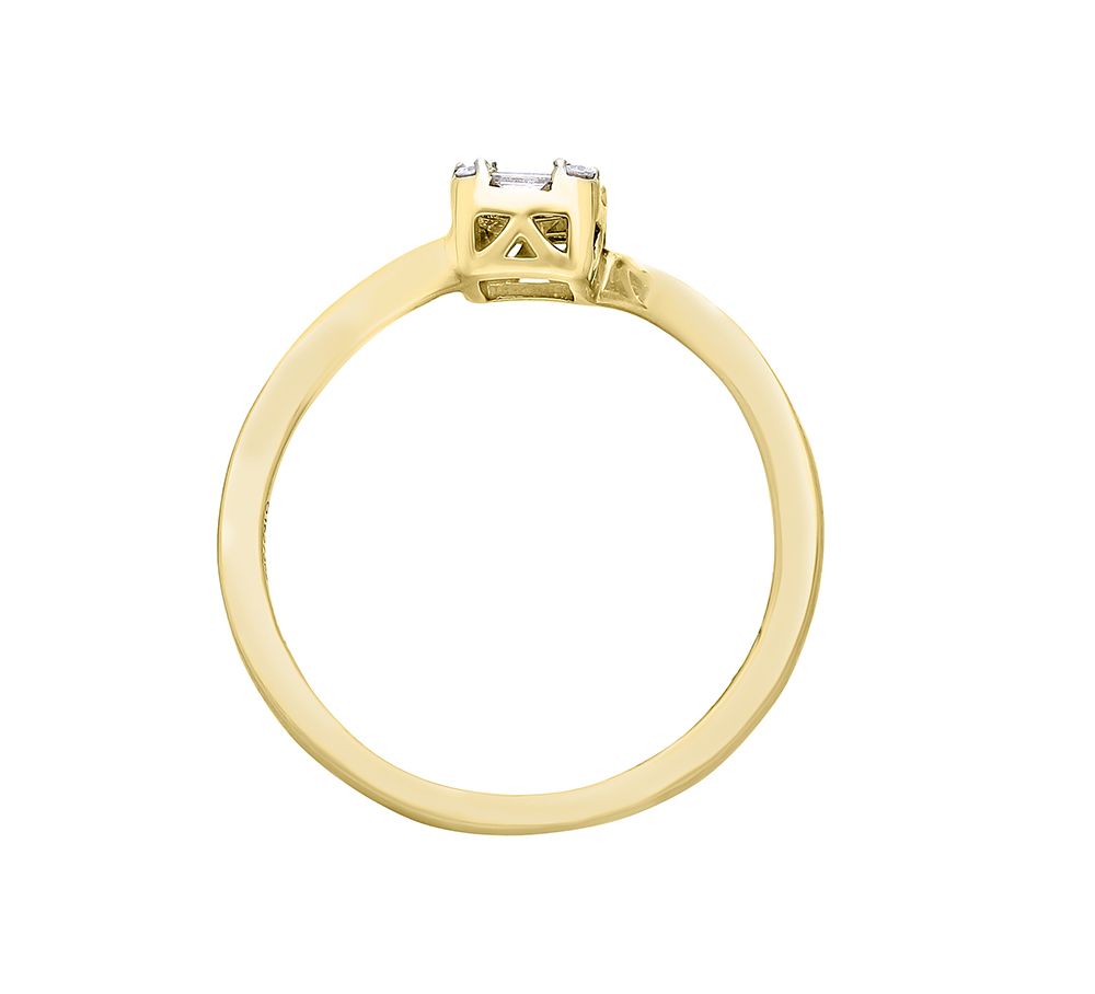 Charming Finger Ring in 18KT Yellow Gold-Rings-ORG17005