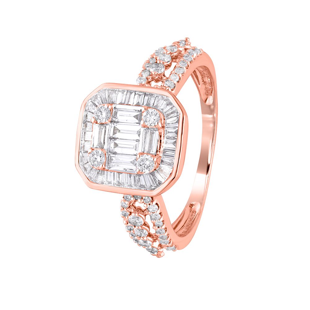 Elegant Diamond Finger Ring-Rings-ORG18023