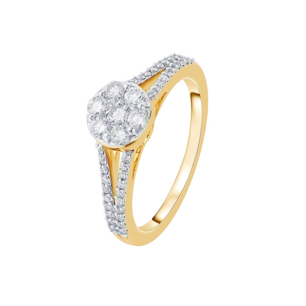Gleaming Diamond Ring-Rings-ORG18058