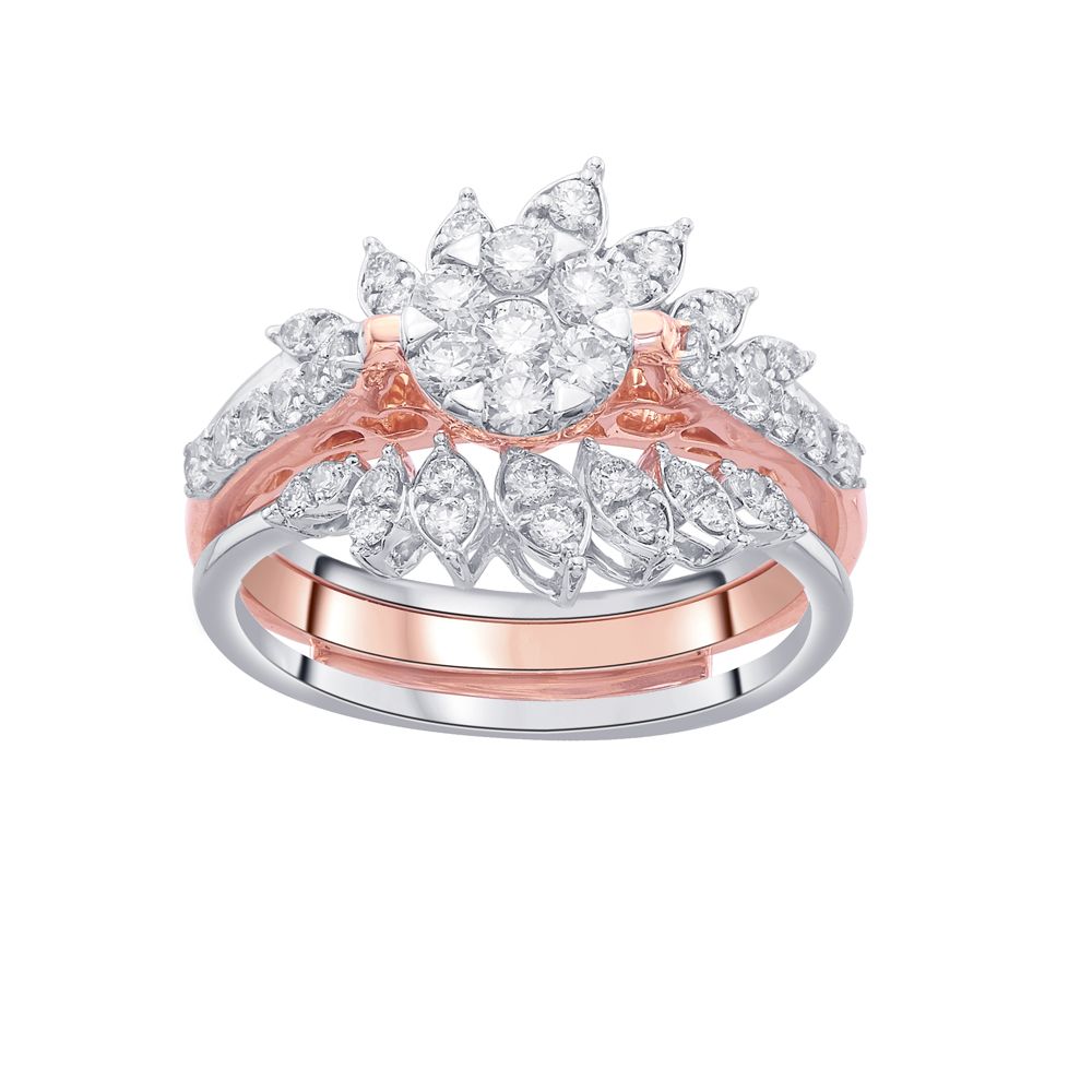 Eternity Inspired Rose Gold Finger Ring-Rings-ORG18060