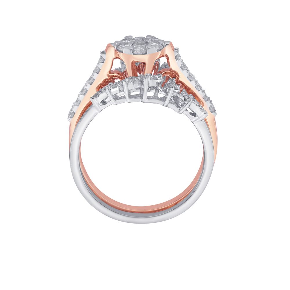 Eternity Inspired Rose Gold Finger Ring-Rings-ORG18060