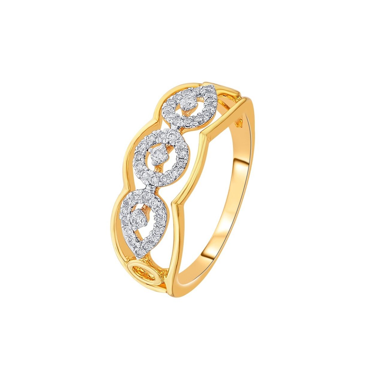 Stunning Gold and Diamond Ring-Rings-ORG18079