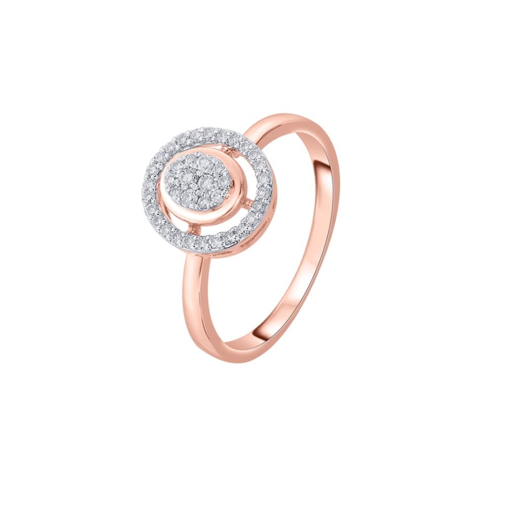 Circular Diamond Finger Ring-Rings-ORG18089