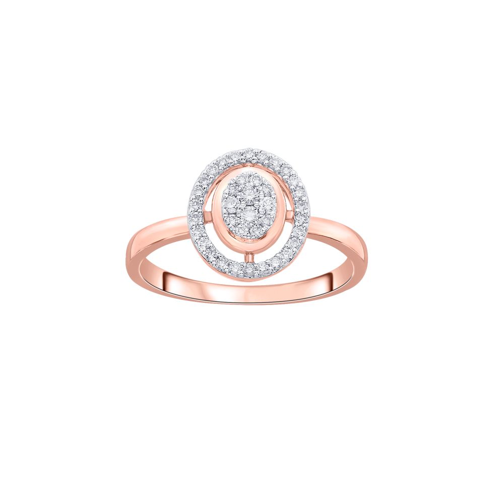 Circular Diamond Finger Ring-Rings-ORG18089