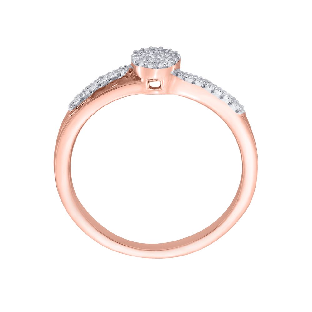 Dazzling Rose Gold Finger Ring-Rings-ORG18091
