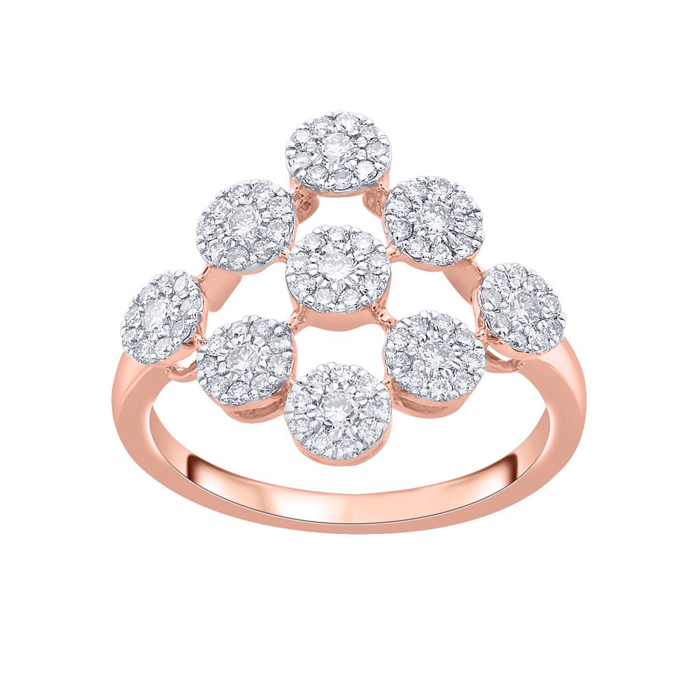 Sparkling Diamond Embellished Ring-Rings-ORG18112