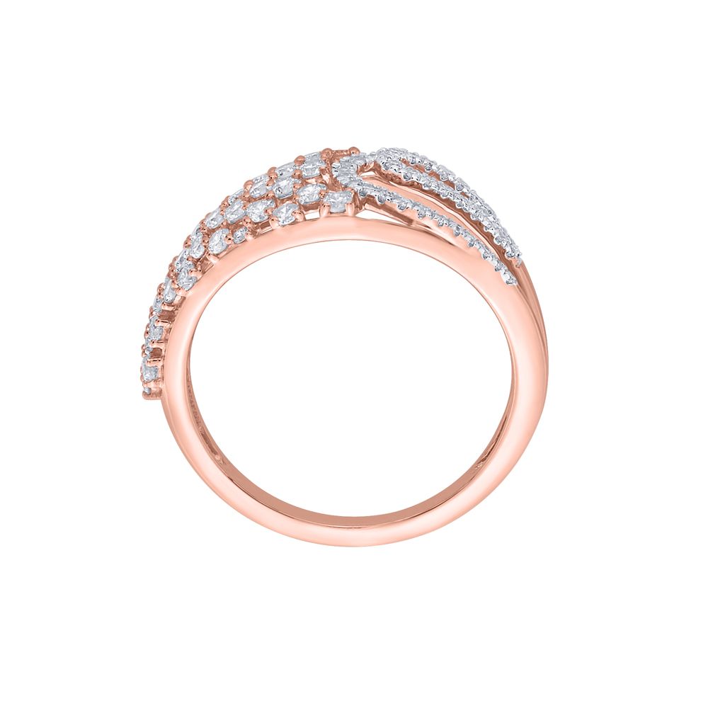 Exquisite Rose Gold and Diamond Ring-Rings-ORG18120