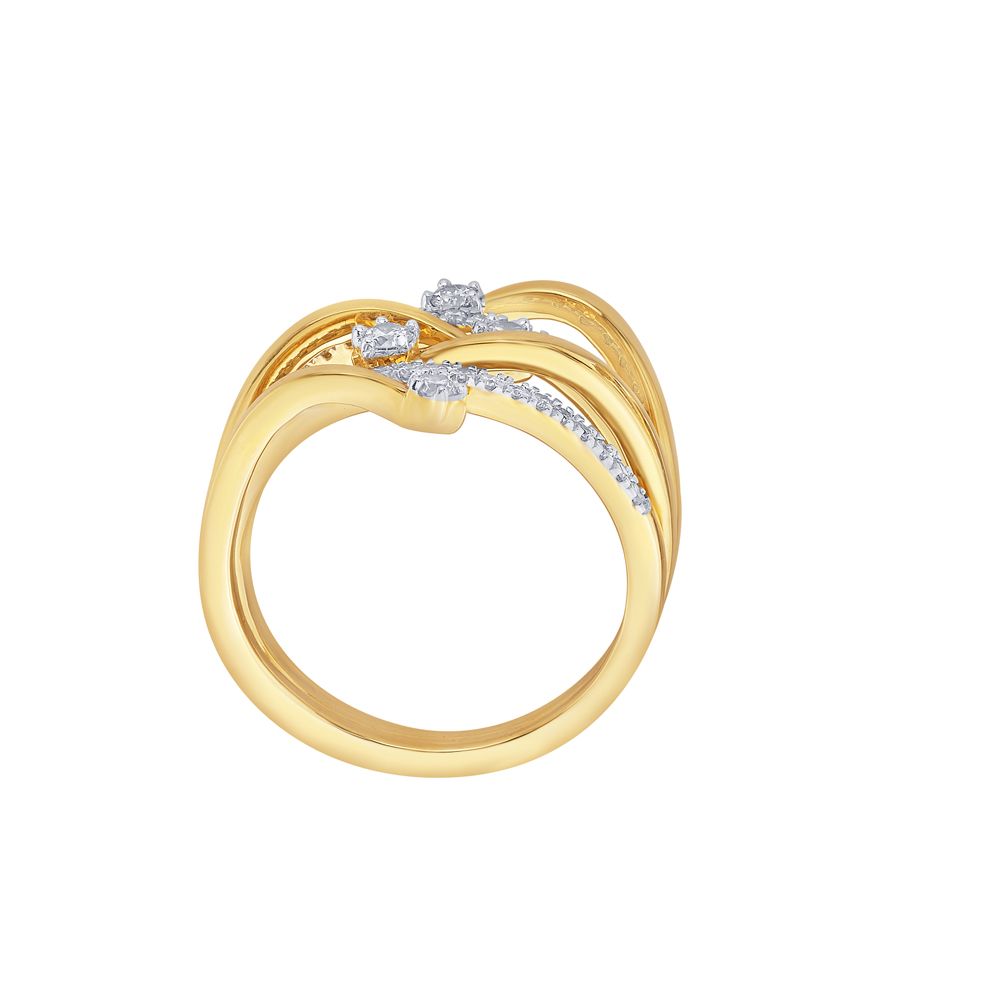Circular Diamond Finger Ring-Rings-ORG18130
