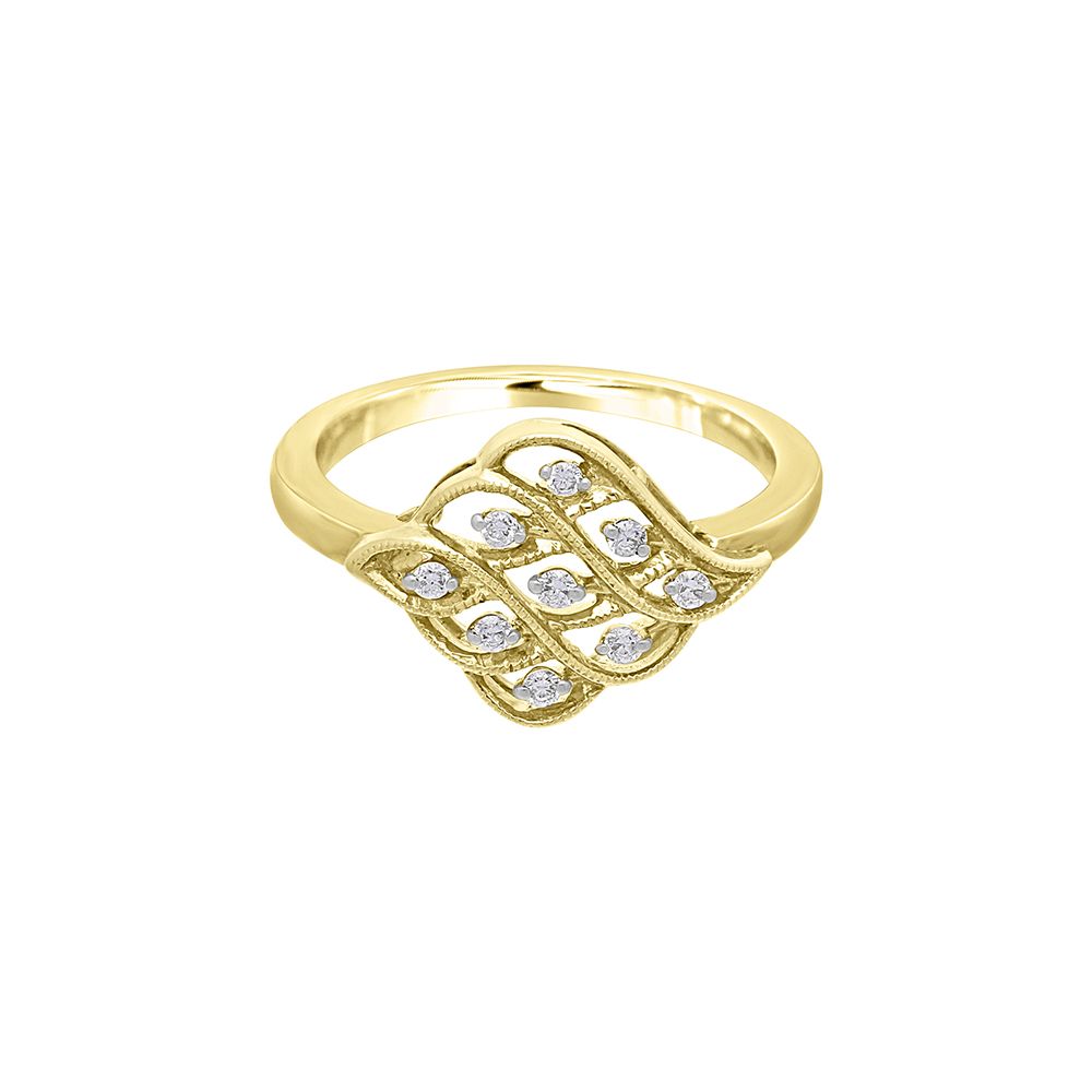 Charming Yellow Gold Finger Ring-Rings-ORG19040