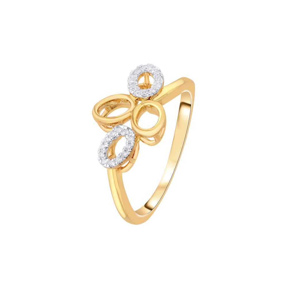 Rose Gold and Diamond Ring-Rings-ORG19043-D400XDB