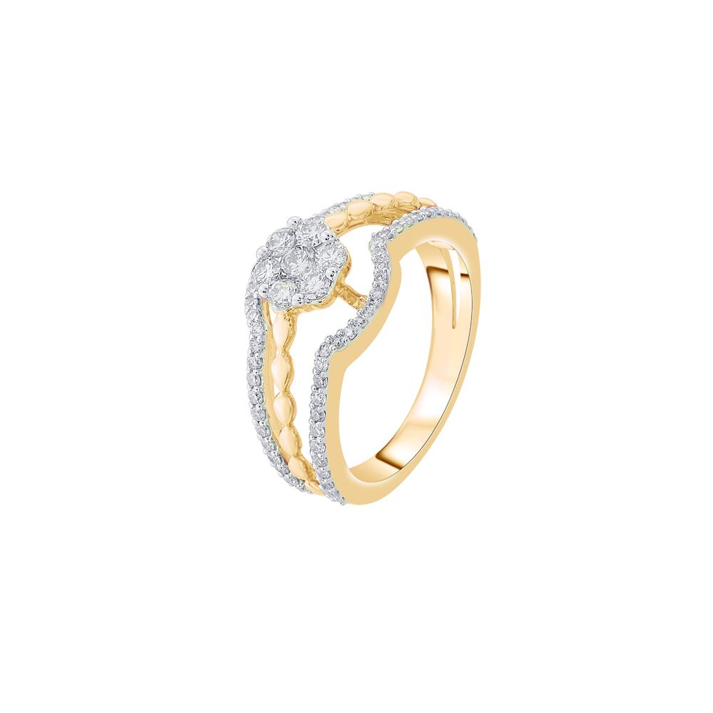 Finger Ring in 18KT Yellow Gold-Rings-ORG19045