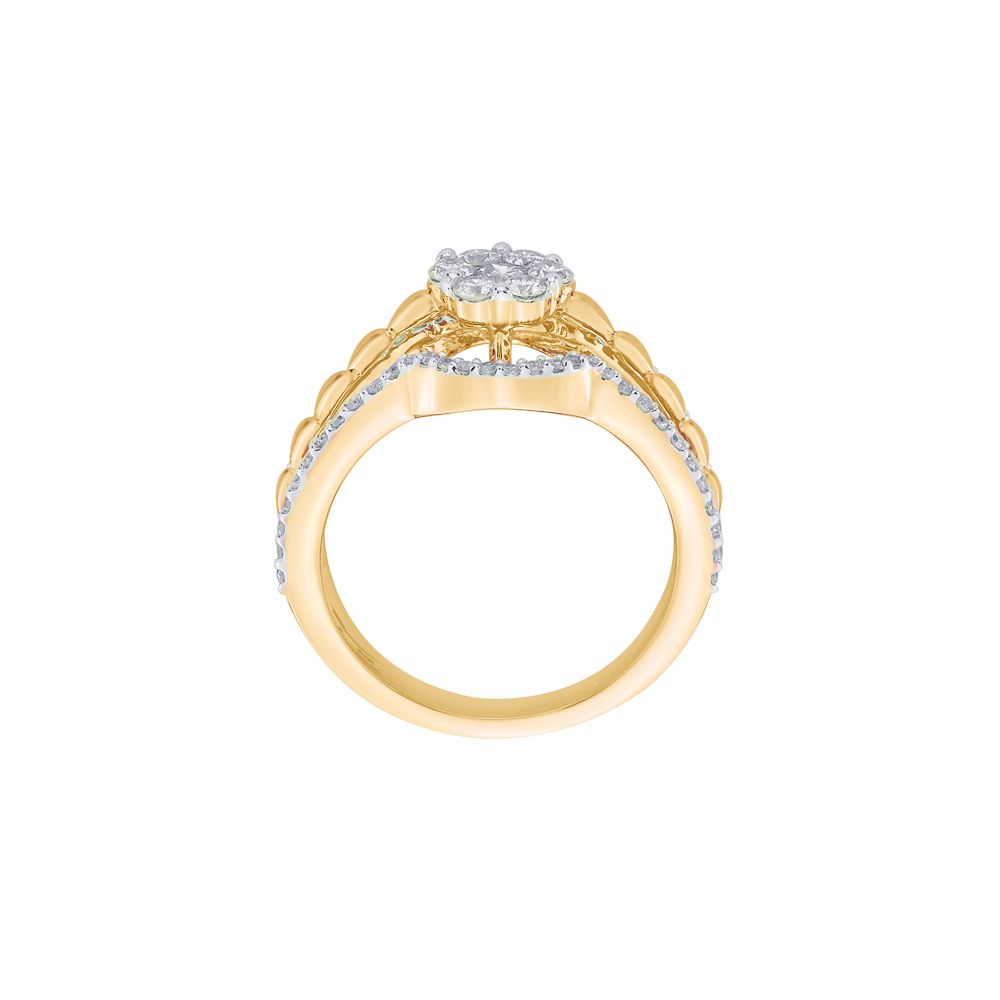 Finger Ring in 18KT Yellow Gold-Rings-ORG19045