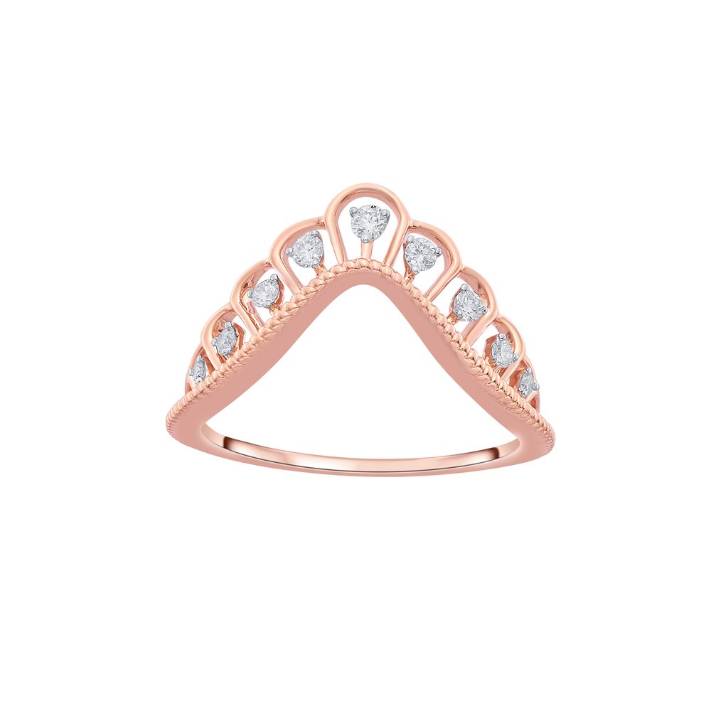 Triangle Design Diamond Ring-Rings-ORG19060