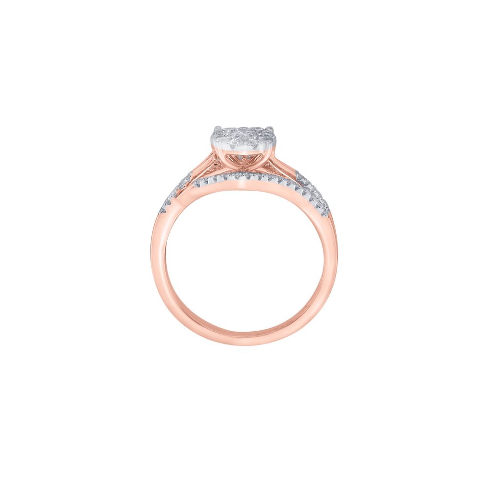Finger Ring in 14KT Rose Gold-Rings-ORG19066