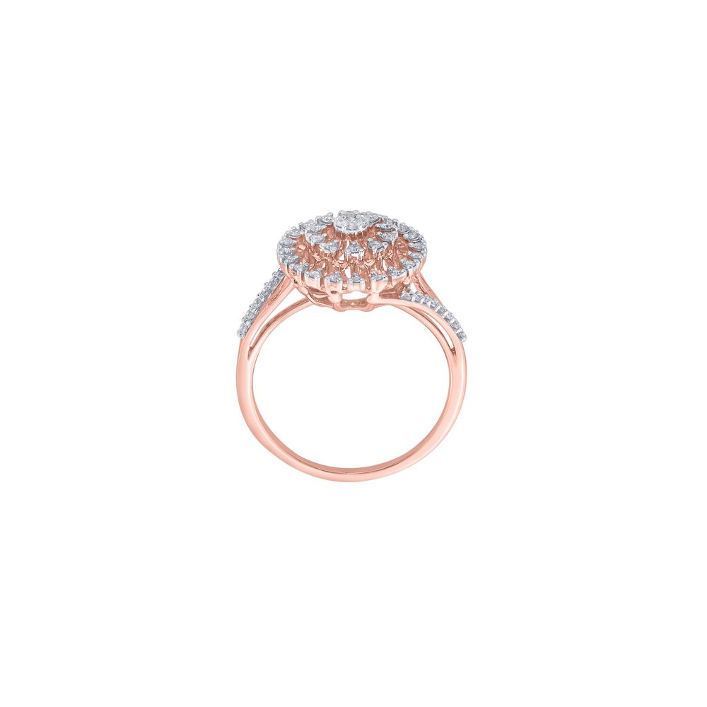 Round Diamond Finger Ring-Rings-ORG19073