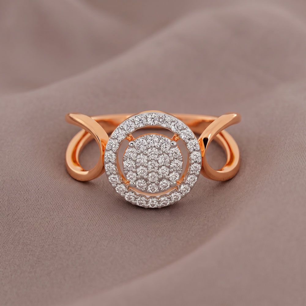 Dazzling Diamond in Yellow Gold-Rings-ORG19086
