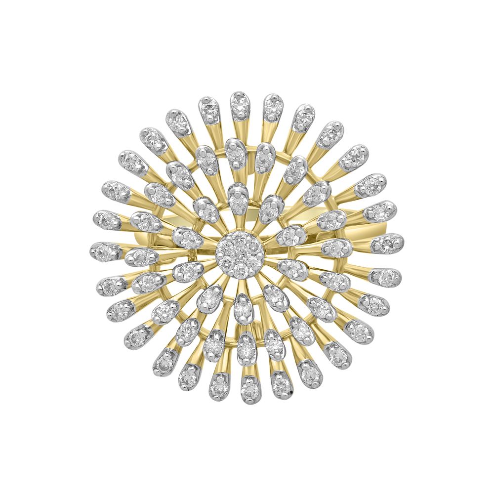 Dazzling Diamond Finger Ring-Rings-ORG19088