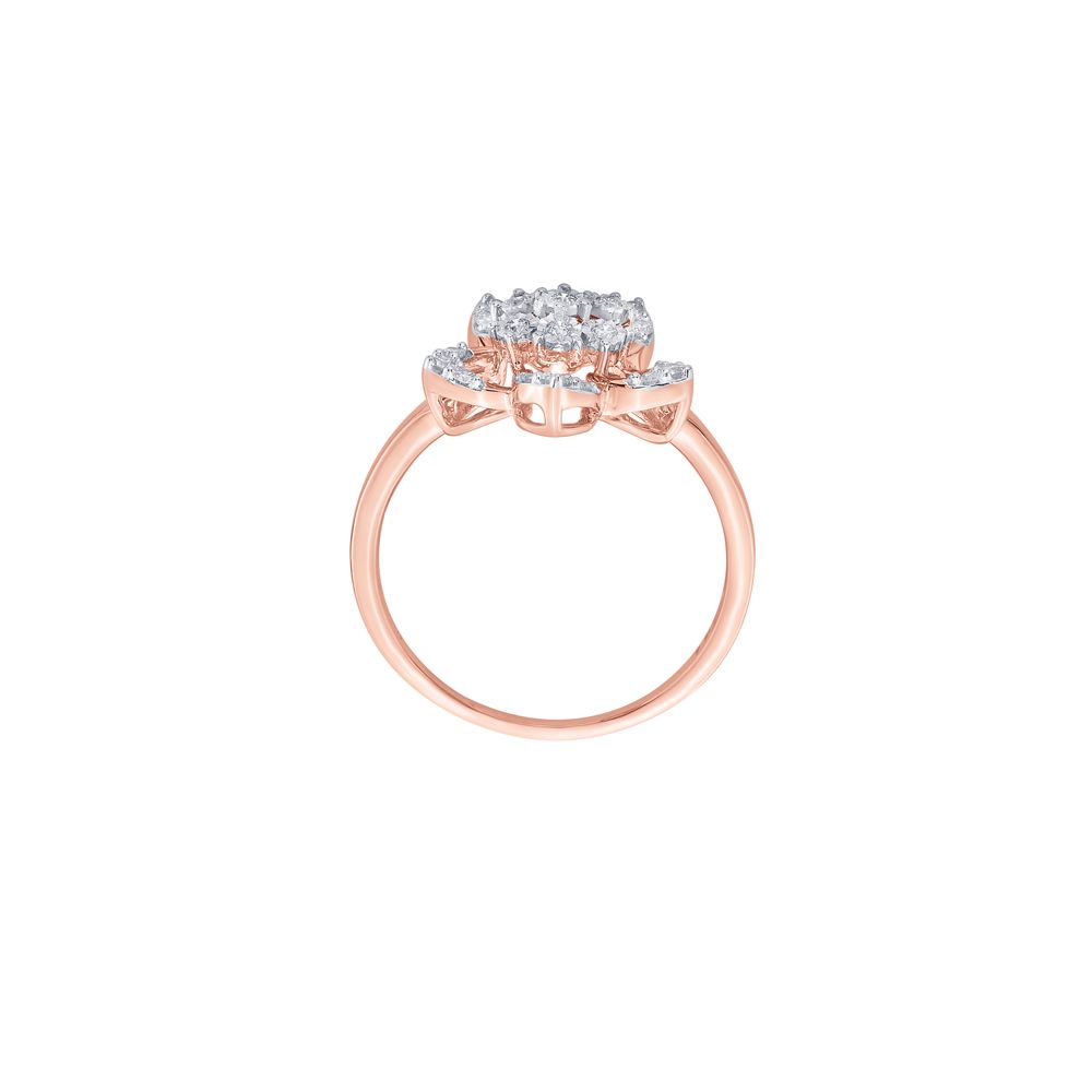 Petalled Diamond Ring-Rings-ORG20055