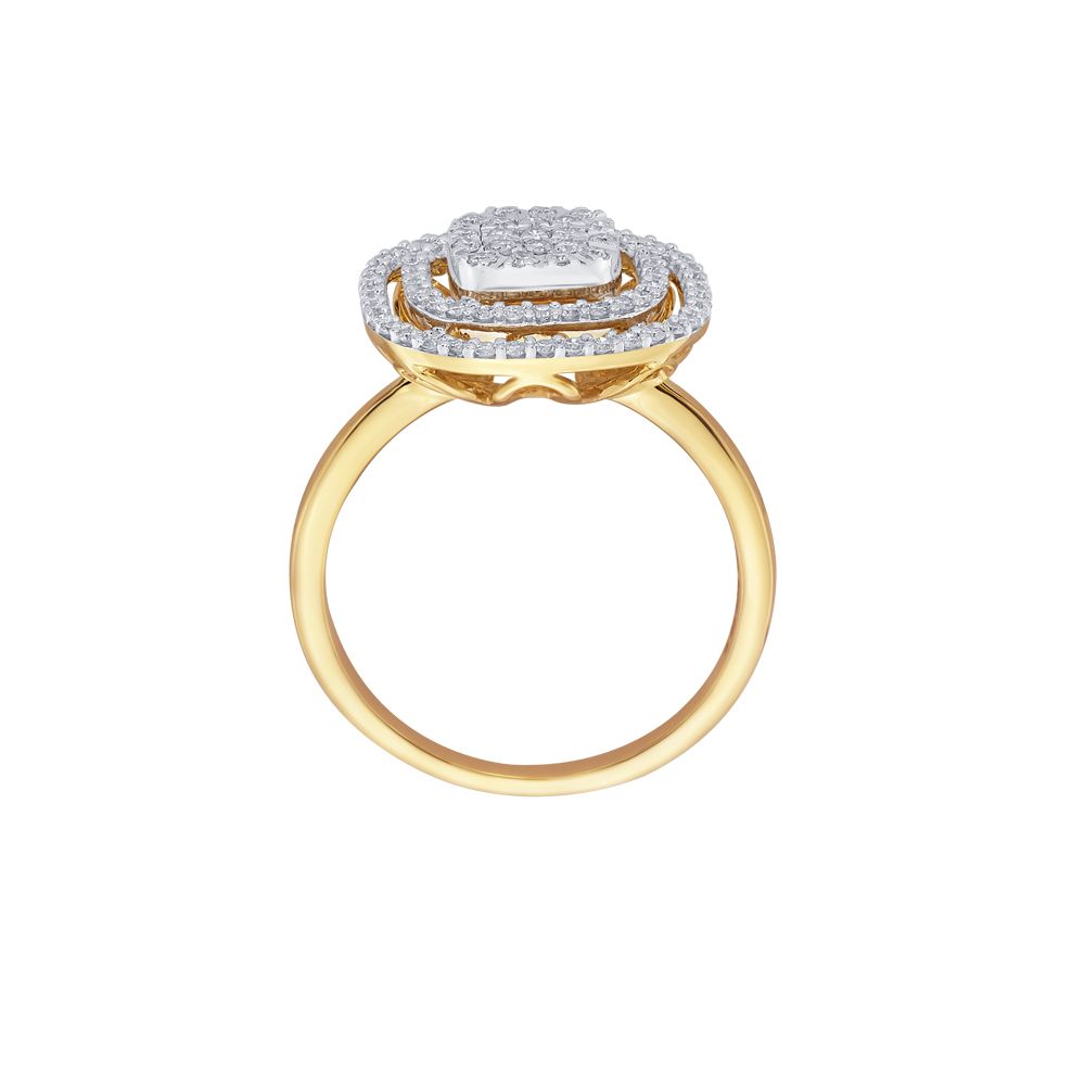 Yellow Gold and Diamond Ring-Rings-ORG20056