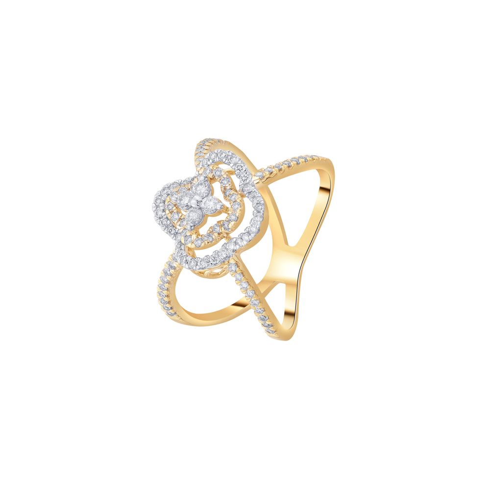 Circular Diamond Finger Ring-Rings-ORG20060