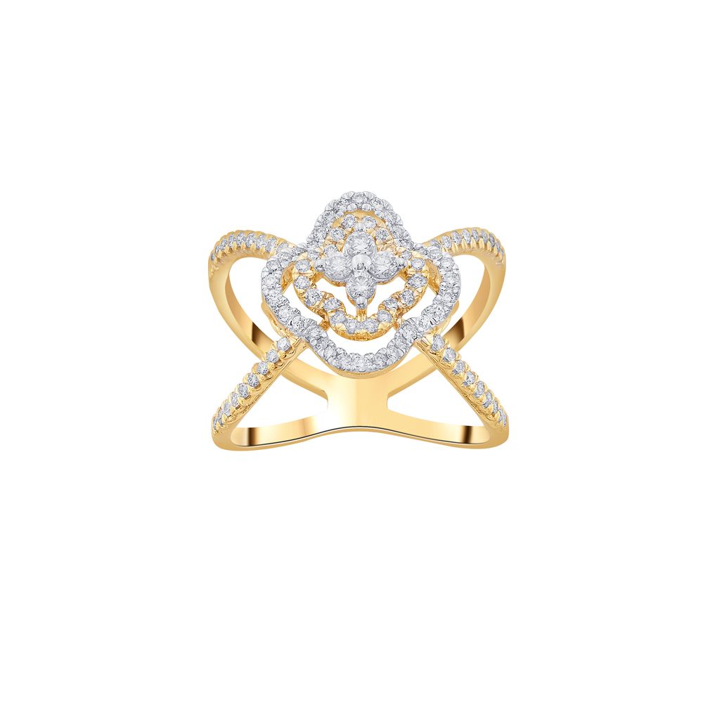 Circular Diamond Finger Ring-Rings-ORG20060