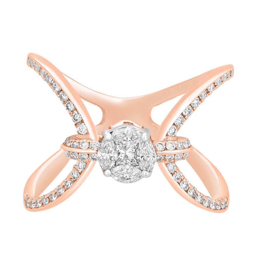 Striking Diamond Desired Finger Ring-Rings-ORG20123