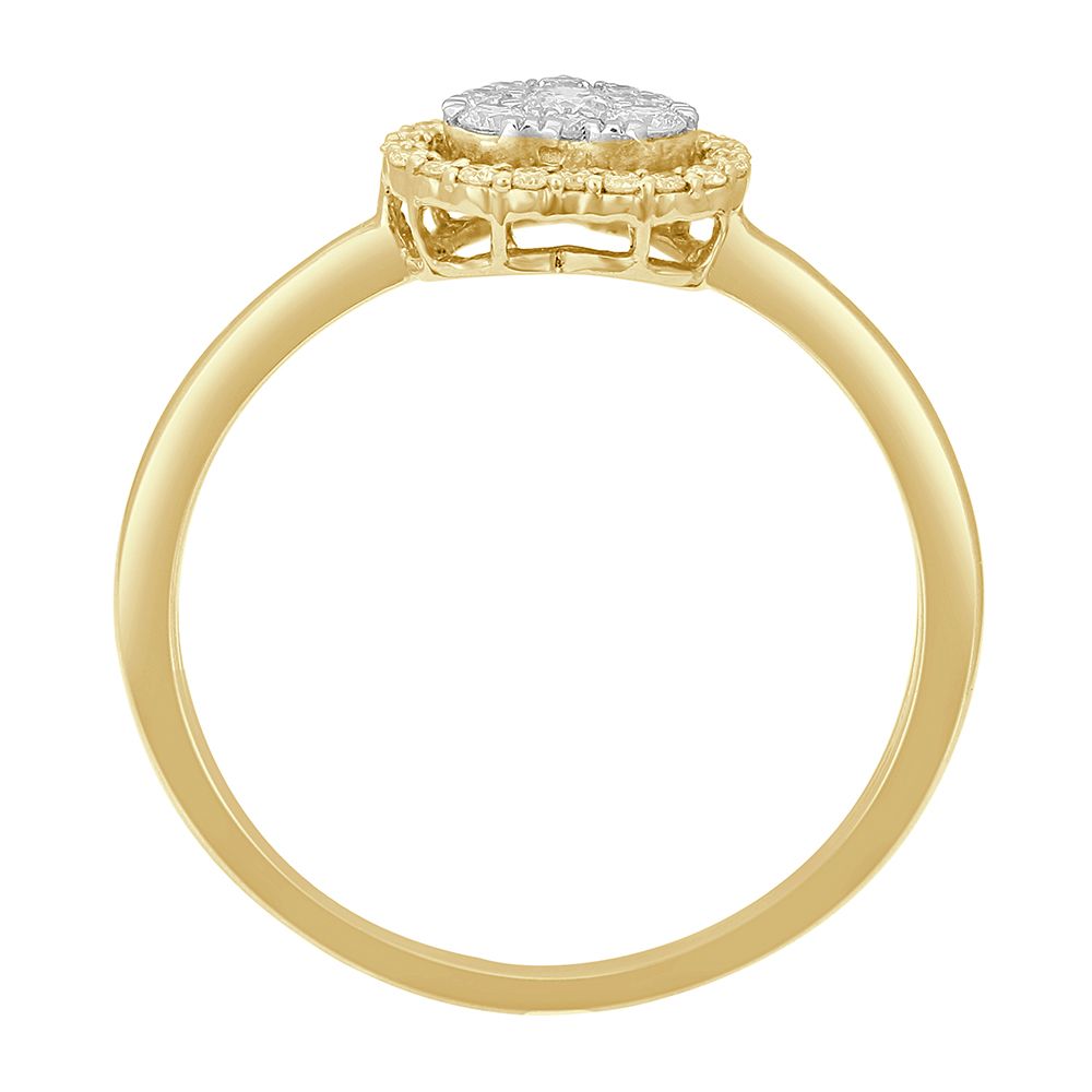 Beautiful Dewdrop Design Diamond Ring-Rings-ORG21027