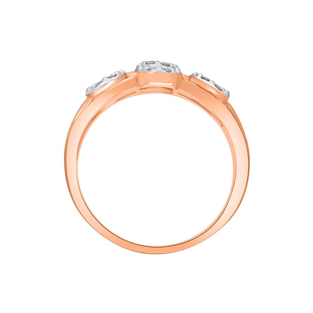 14KT Rose Gold and Diamond Ring-Rings-ORG22011