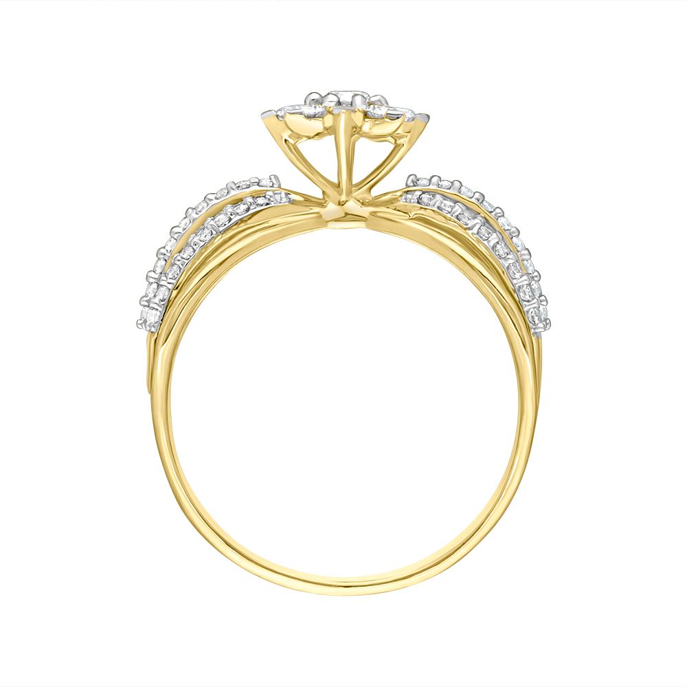 Breathtaking Diamond Ring In Rose Gold-Rings-ORG22024