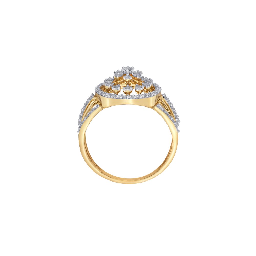 Captivating Yellow Gold Finger Ring-Rings-ORG22047