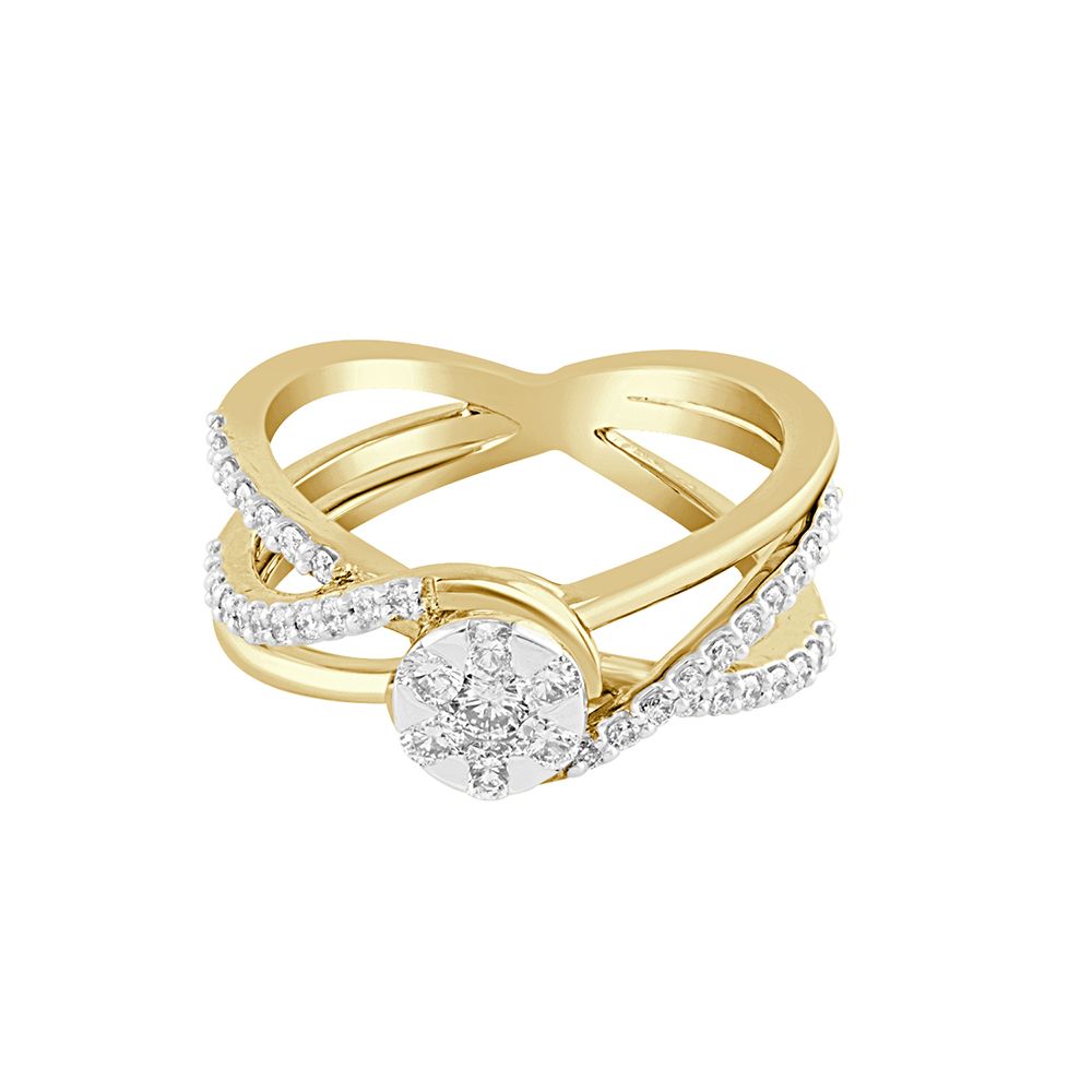 Constellation Ring in 18KT Yellow Gold-Rings-ORG22054
