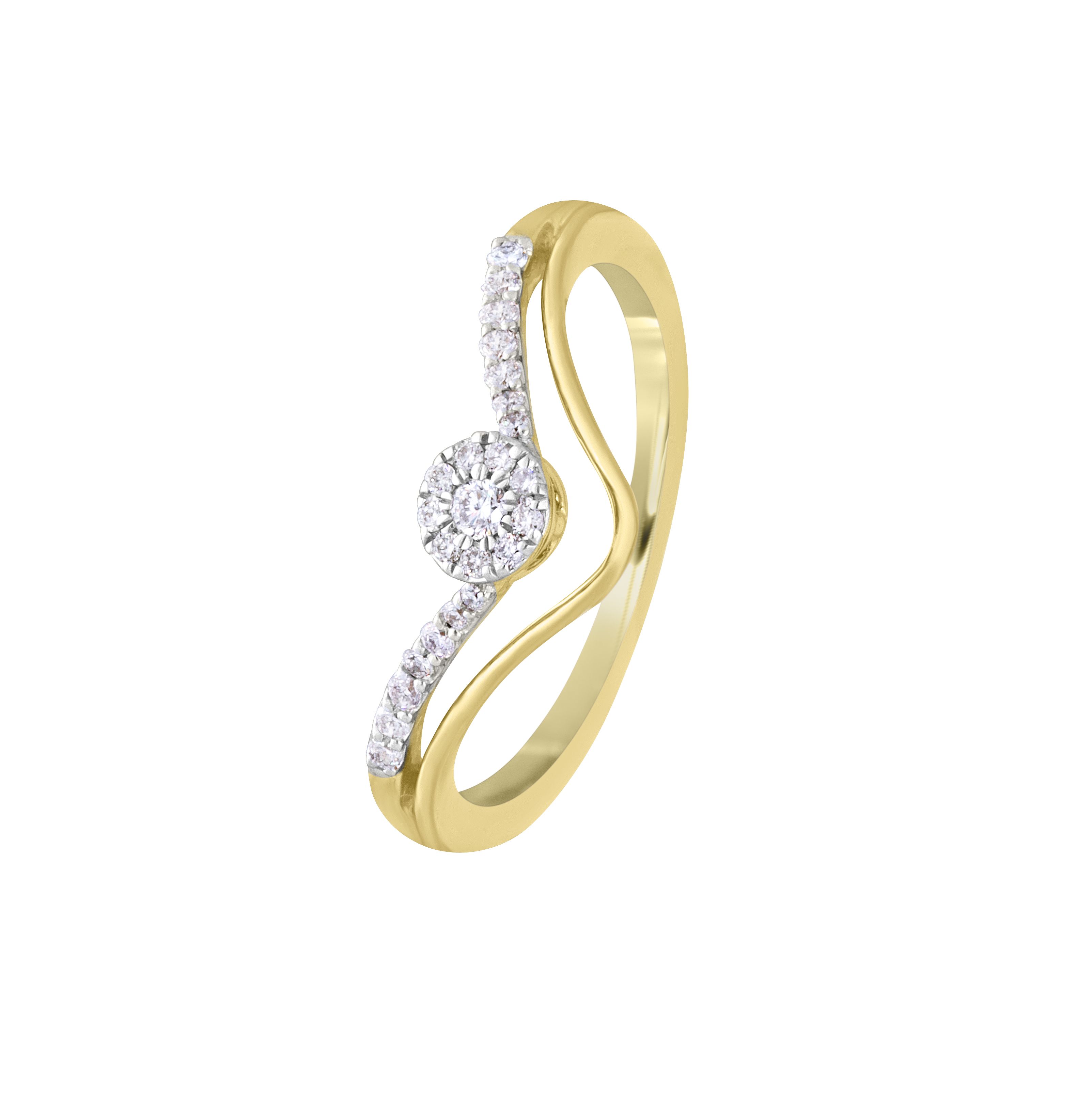 Exquisite 14KT Yellow Gold Ring-Rings-ORG22080