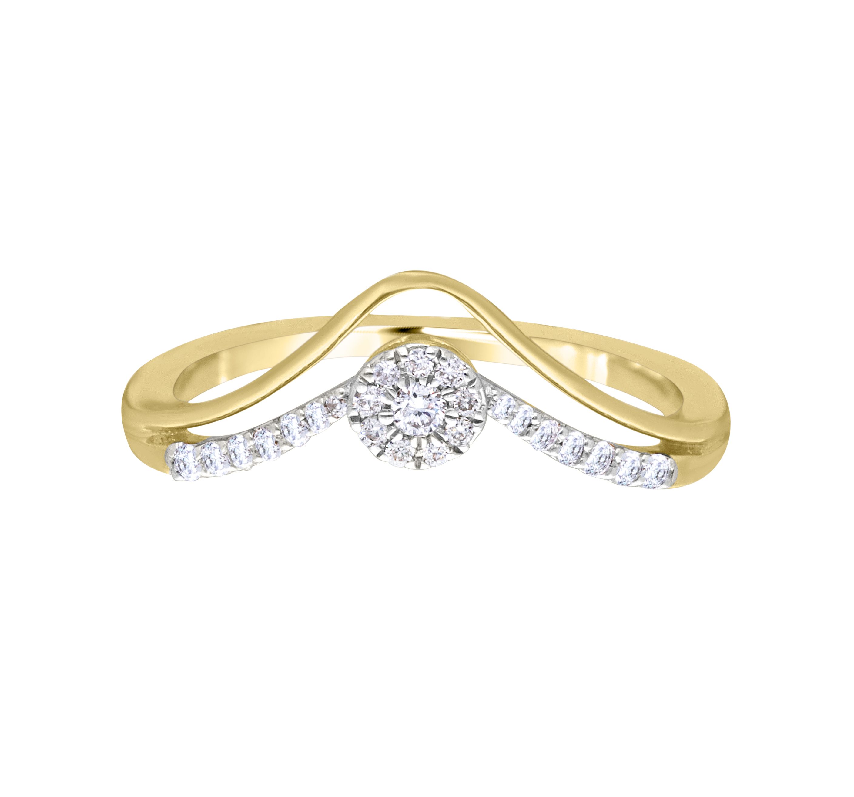 Exquisite 14KT Yellow Gold Ring-Rings-ORG22080