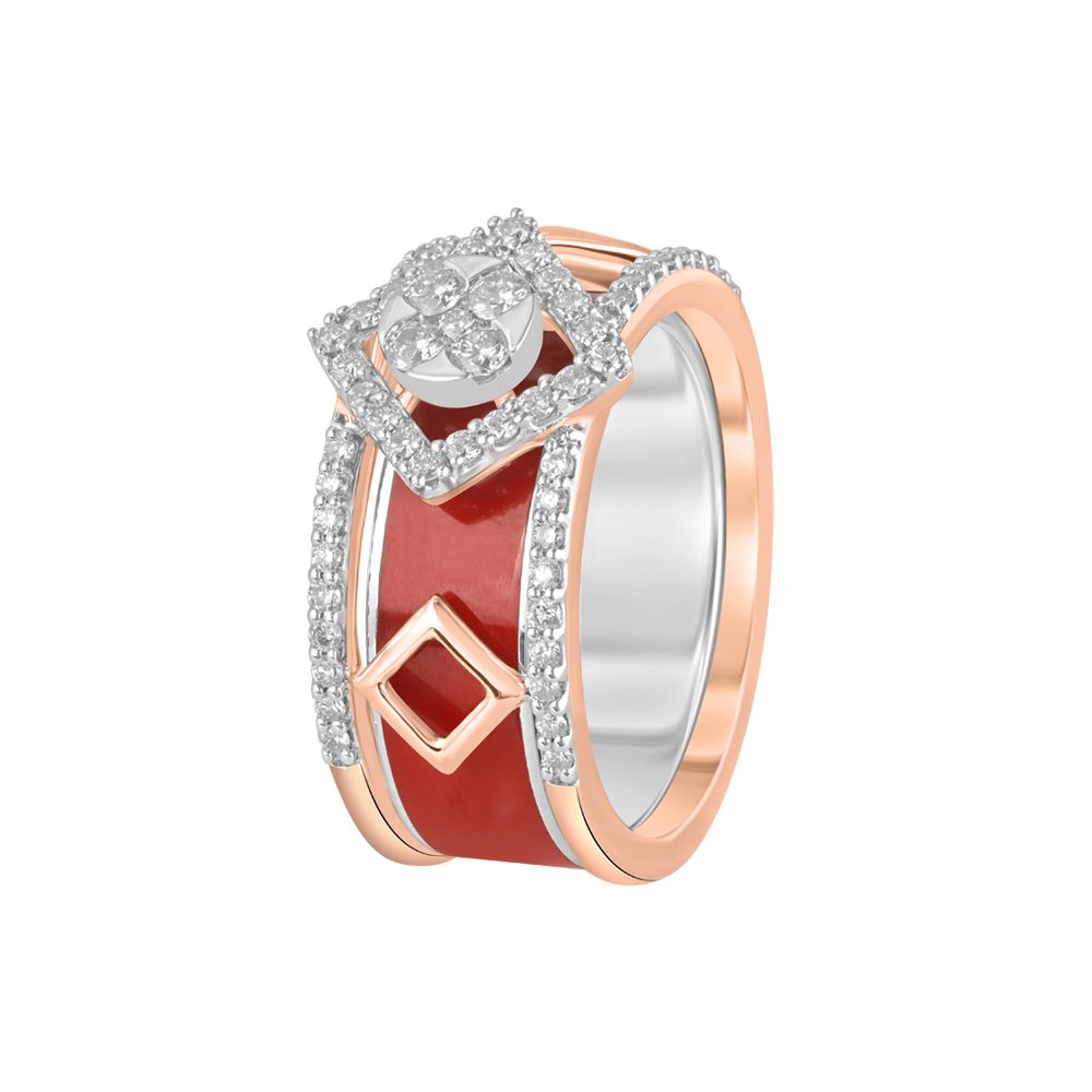 Rose Gold Desired Finger Ring-Rings-ORG22099