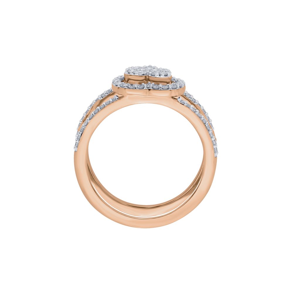 Heart Shaped Desired Diamond Finger Ring-Rings-ORG22102