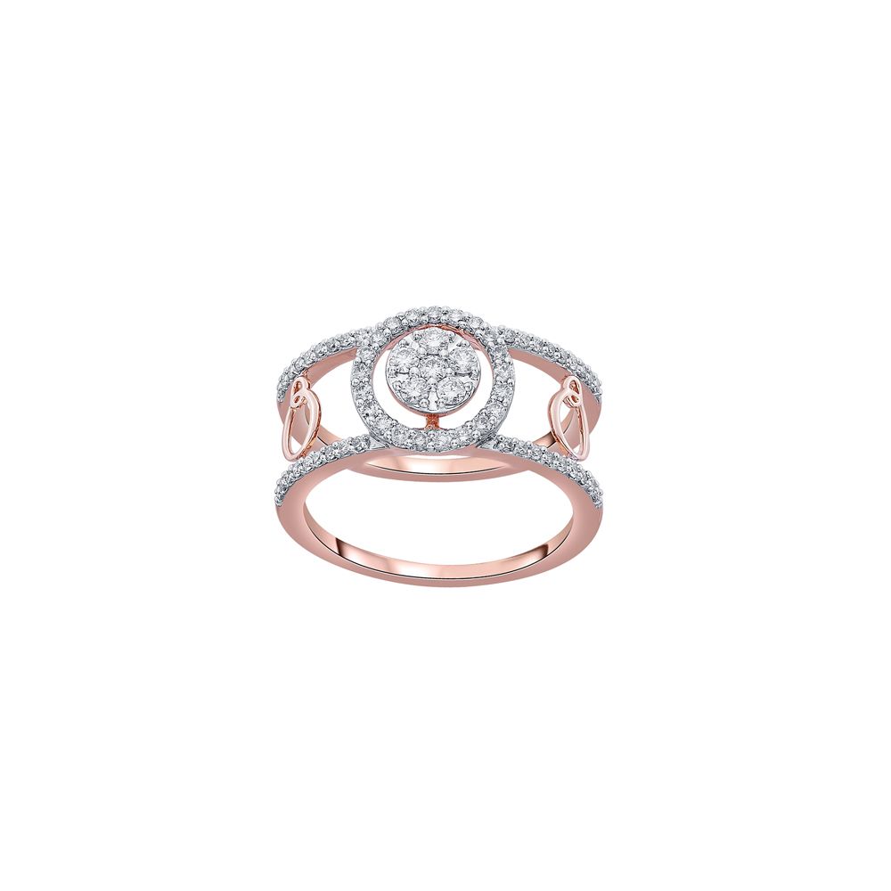 Elaborate Desired Diamond Finger Ring-Rings-ORG22103