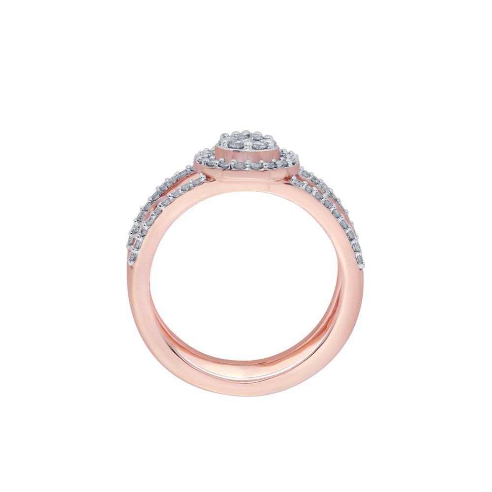 Elaborate Desired Diamond Finger Ring-Rings-ORG22103
