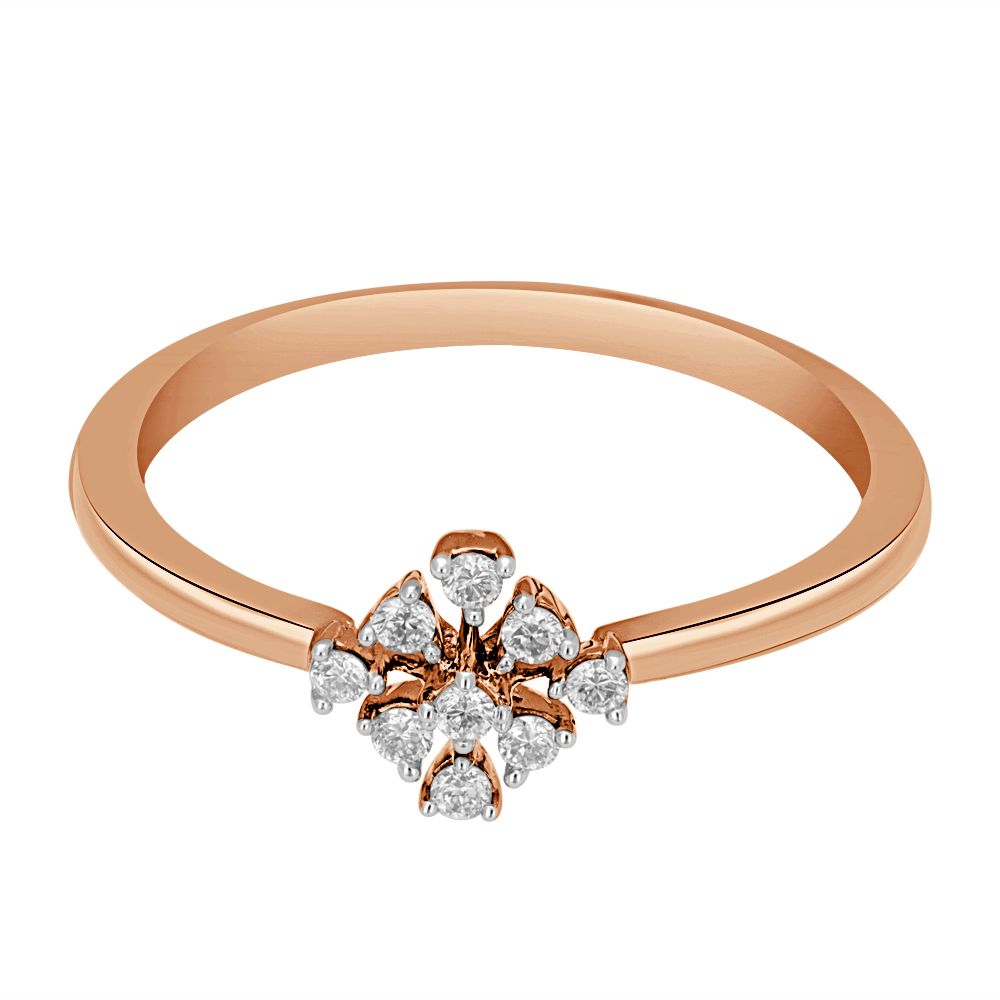 Diamond Collage Ring in Rose Gold-Rings-ORG22113